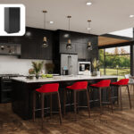 black kitchen, rta kitchen