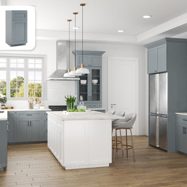 gray kitchen, rta kitchen