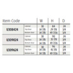 Frameless Gloss Gray Tall Pantry Cabinet with 4 Doors 30"W - Image 4