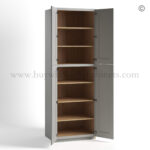 Dorian Gray Shaker Tall Pantry Cabinet 4 Doors - Image 2