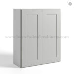 Dorian Gray Shaker Double Door Wall Cabinets, rta cabinets, wholesale cabinets
