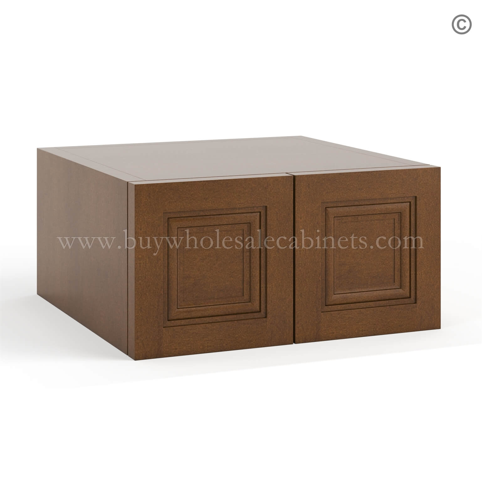 47-maduro-small-drawer-wall-cabinet-two-drawers-closed Frameless Classic Chestnut Wall Small Drawers