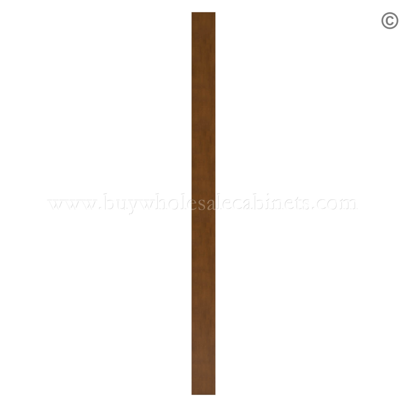 59-maduro-wall-fillers-6x96x34 Frameless Classic Chestnut Wall Filler