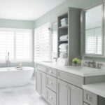Frameless Graphite Gray Wall Mullion Door 42"H - 2 Door 3 Shelves - Glass And Clips Not Included. - Image 8
