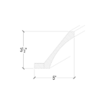 Pearl White Cove Crown Molding