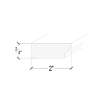 Pearl White Ogee Molding