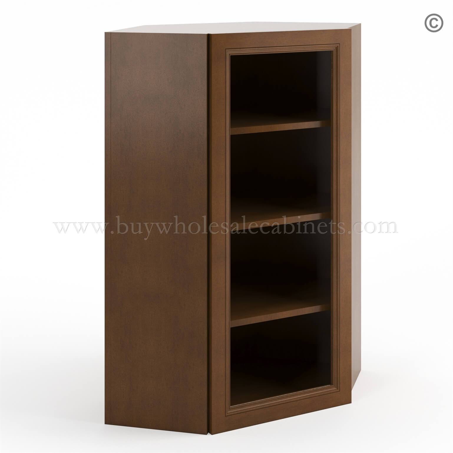 37-maduro-diagonal-glass-wall-cabinet-41-closed-no-glass (1) Frameless Classic Chestnut Wall Diagonal Mullion Door