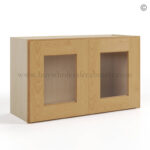 Treasure Chest Shaker 18 H Double Door Wall Cabinet With Glass Doors