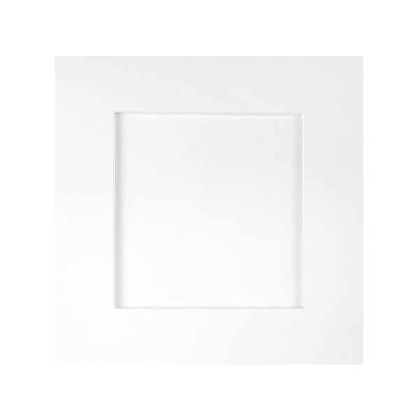 Modern White Frameless Modern White Shaker Sample Door - Image 1