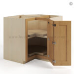 Treasure Chest Shaker Lazy Susan Base Cabinet - Image 2