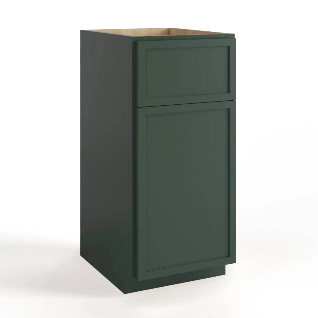 Slim Shaker Green Cabinet