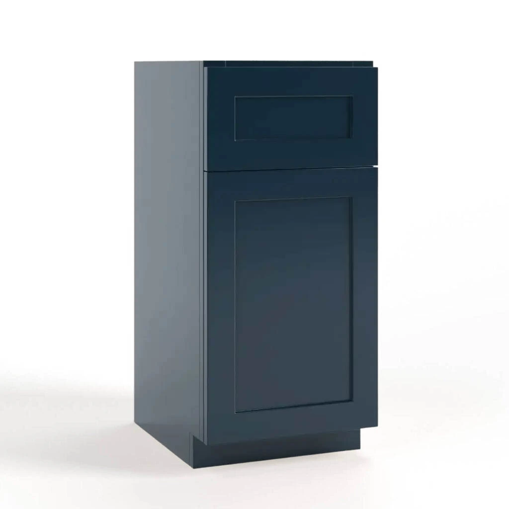 Navy Blue Shaker Cabinet
