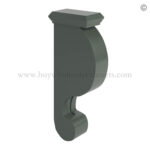 Green Shaker Corbel 9″H