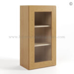 Treasure Chest Shaker 36 H Single Door Wall Cabinet with Glass Door, wall cabinet