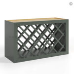 Green Shaker Wine Rack, rta cabinets