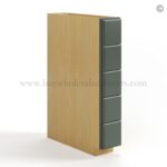 Green Shaker Base Spice Cabinet with 5 Drawers - Image 2