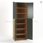 Green Shaker 30" W Utility Pantry Cabinet - Image 3