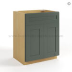 Green Shaker Sink Base 27” - Image 2