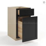 base cabinets, black cabinets