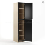 Black Shaker 18" W Utility Pantry Cabinet - Image 3