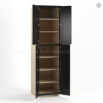 Black Shaker 24" W Utility Pantry Cabinet - Image 3