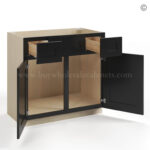 Black Shaker Vanity Combo Cabinet - Image 3