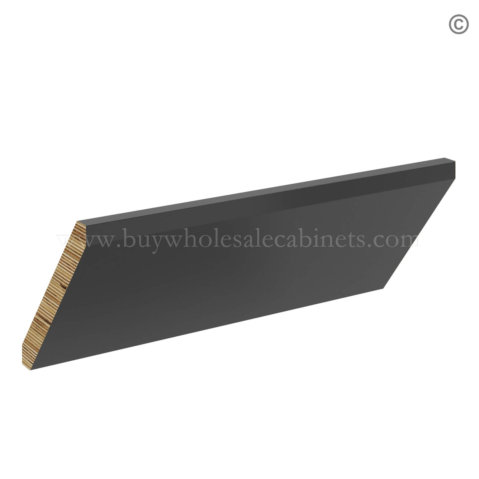 Black Shaker Angle Crown Moulding, rta cabinets