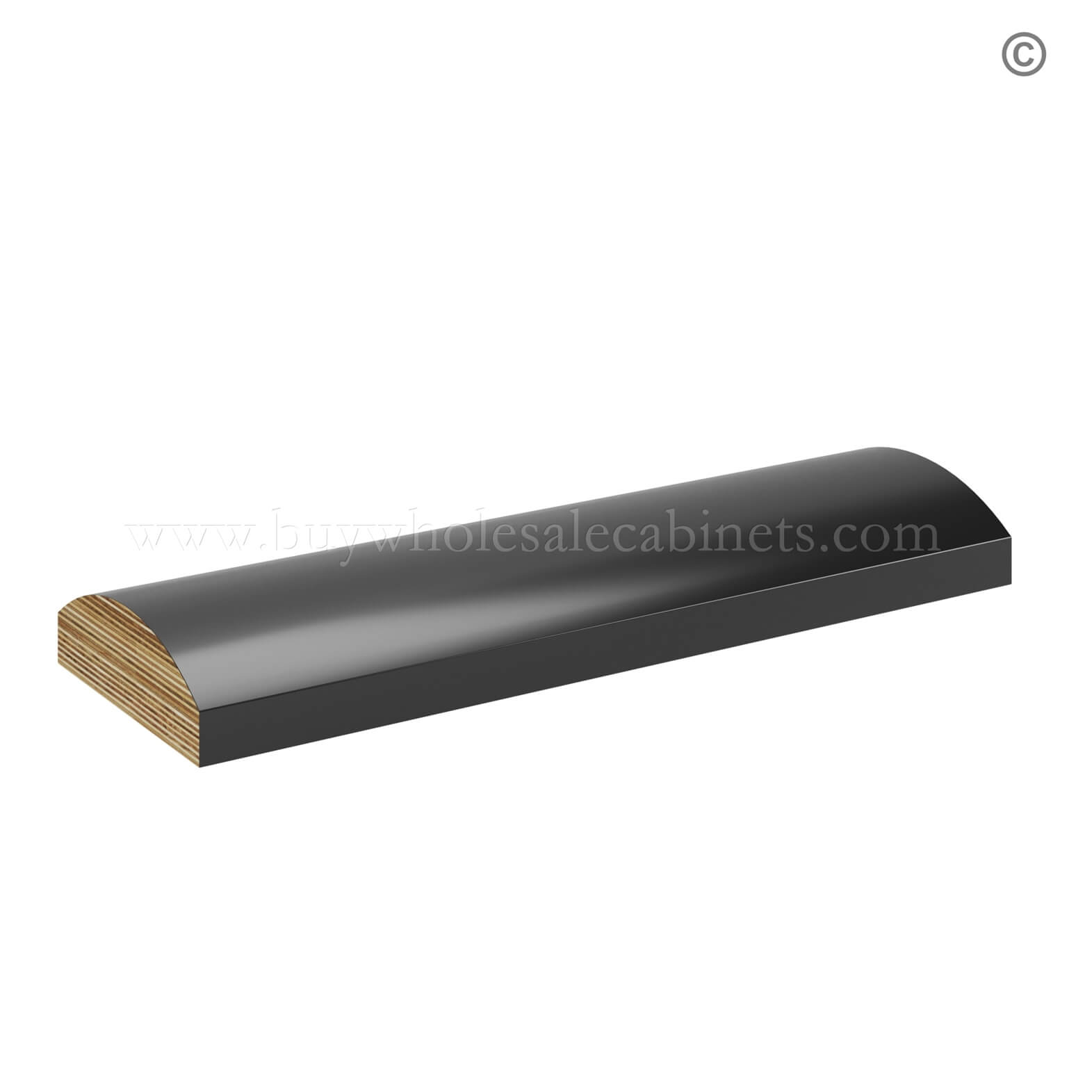 Black Shaker Batten Moulding, rta cabinets