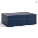 Frameless Oxford Blue Wall Small Drawers - 3 Drawers