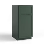 RTA Slim Shaker Green Cabinets