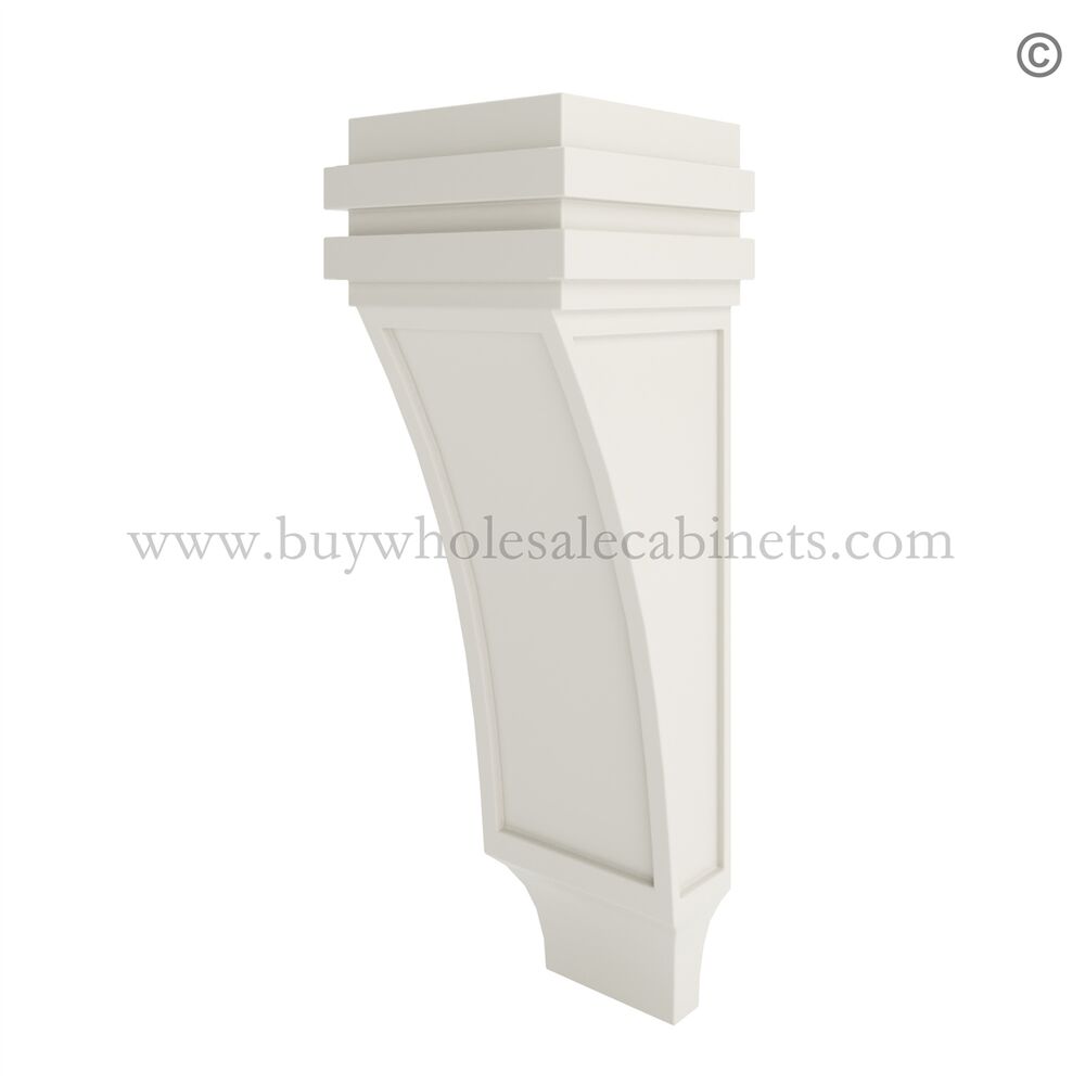 62-pearl-white-corbel-square-medium Frameless Pearl White Corbel Medium - Image 1