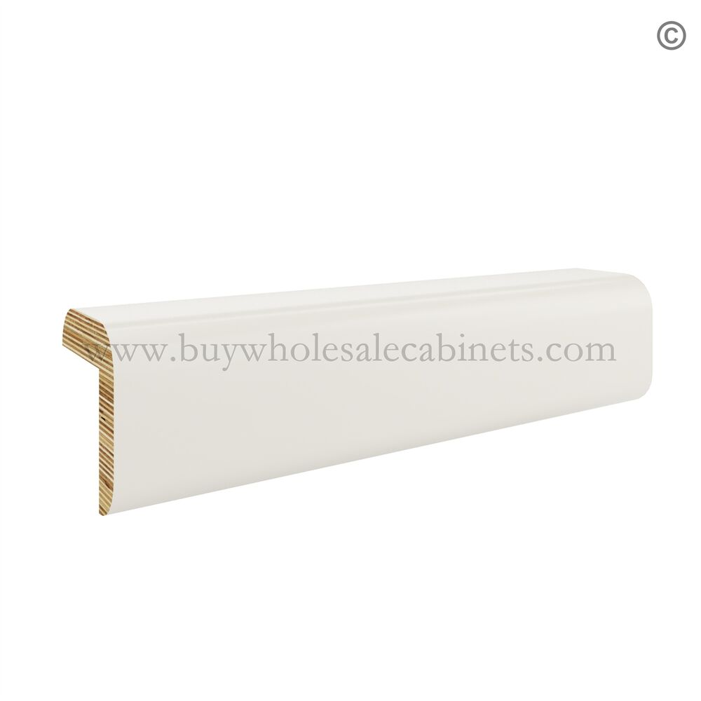 73-pearl-white-outside-corner-molding Frameless Pearl White Outside Corner Molding - Image 1