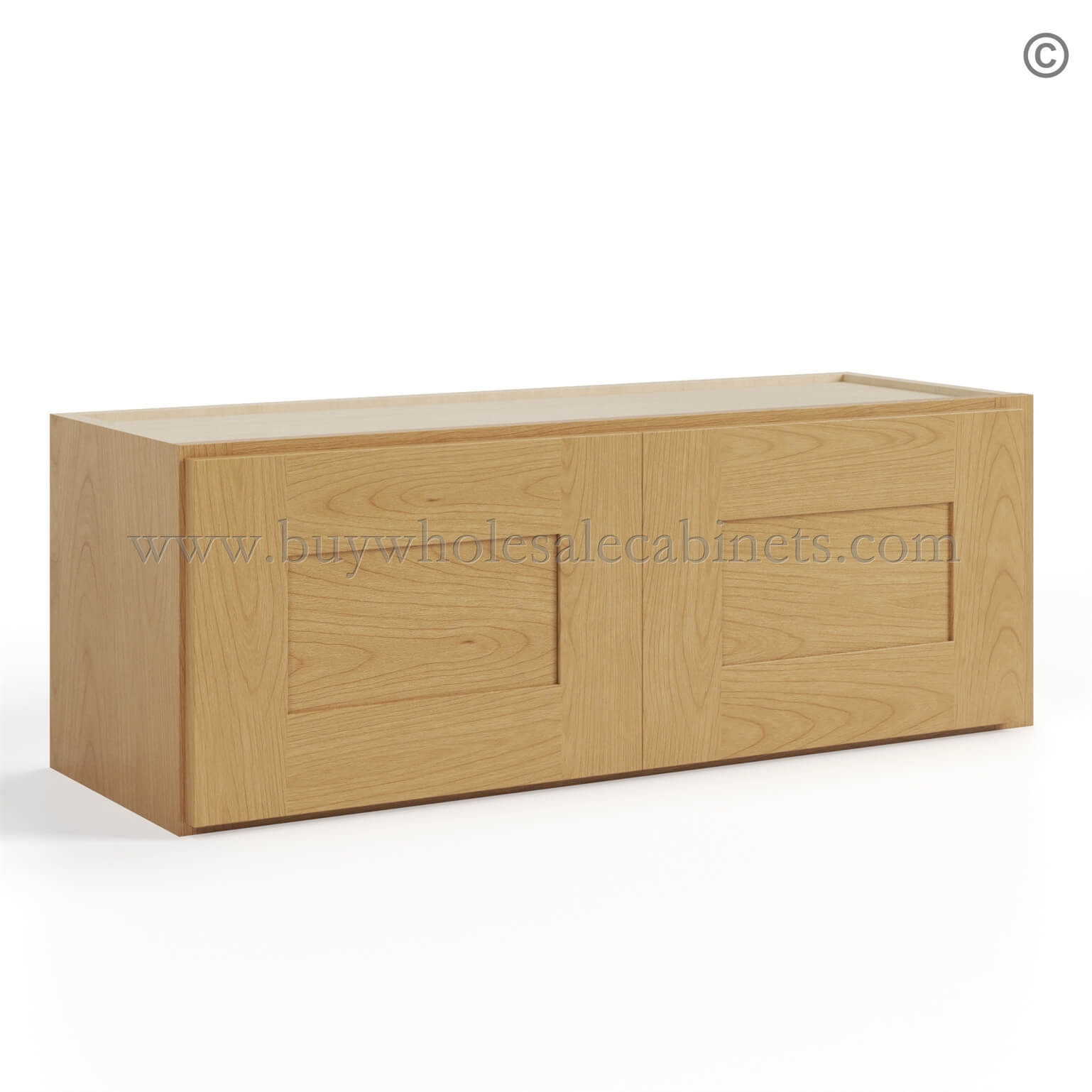 Treasure Chest Shaker 12 H Double Door Wall Cabinet