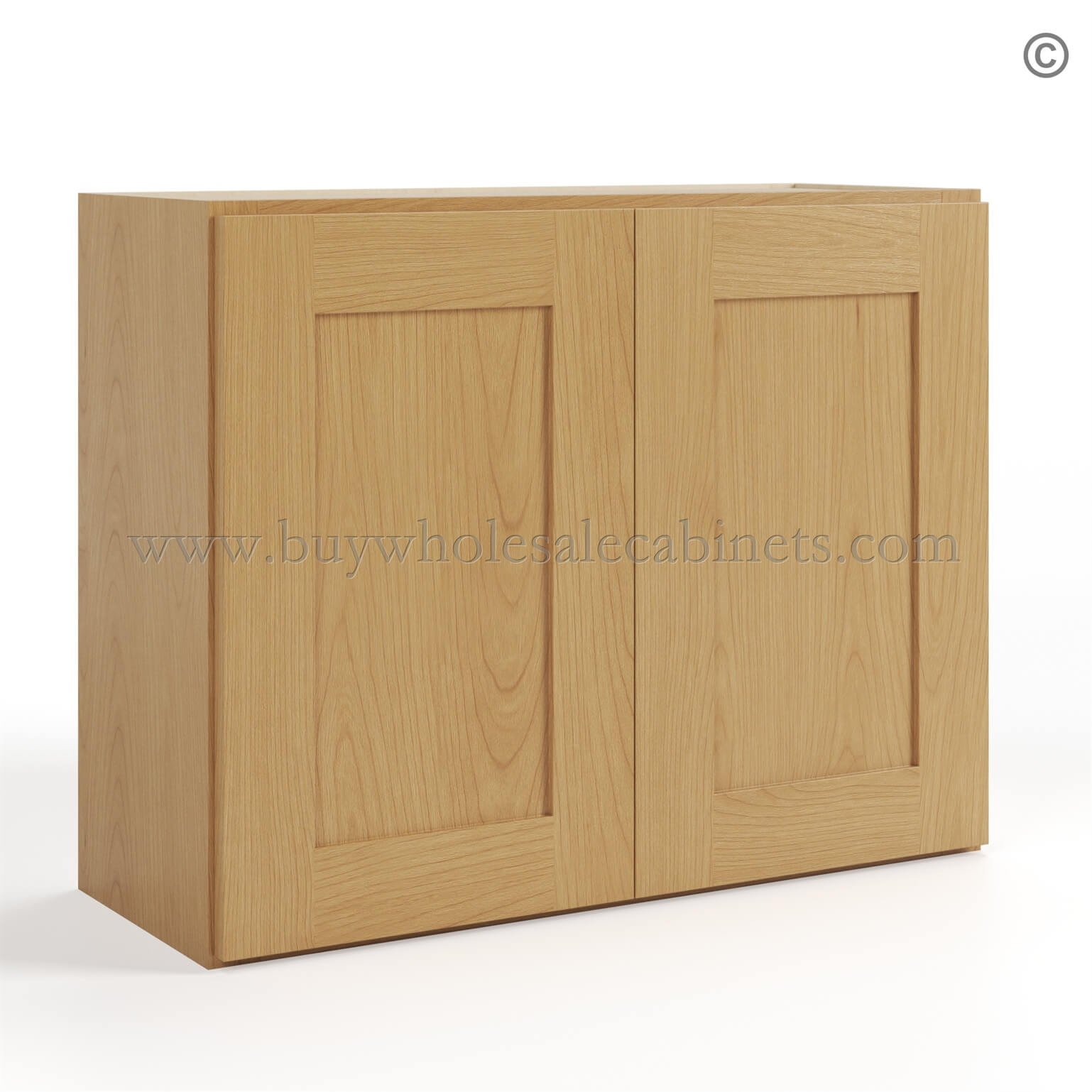 Treasure Chest Shaker 24 H Double Door Wall Cabinet