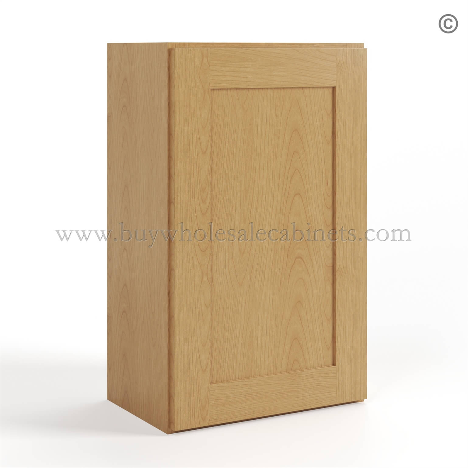 Treasure Chest Shaker 30 H Single Door Wall Cabinet