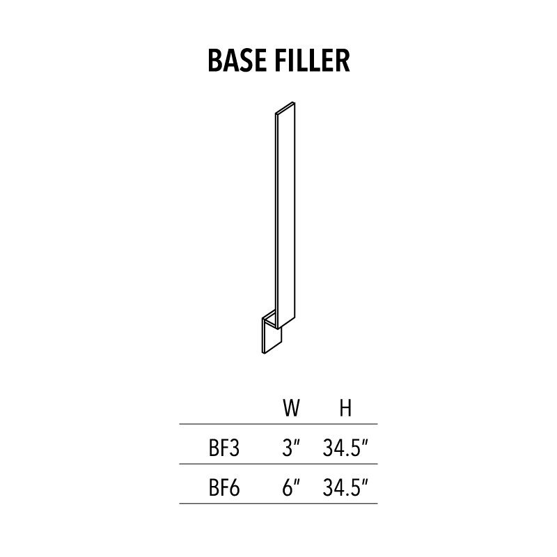 Unfinished Shaker Base Filler - Image 1