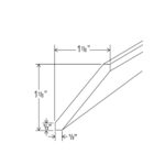 Shaker Angle Crown Moulding